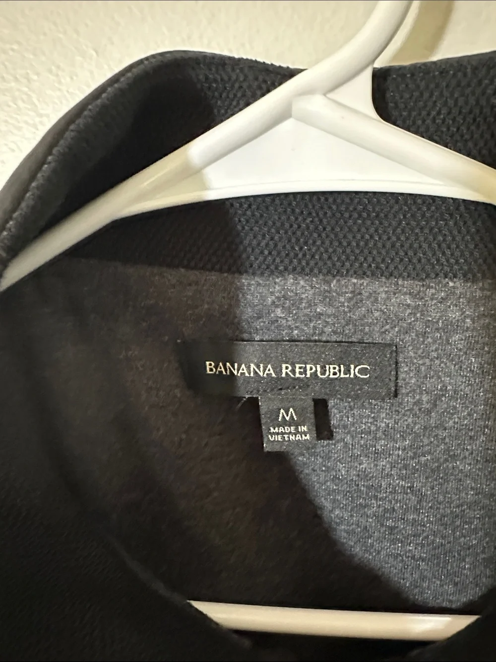 NWT Banana Republic Black Quilted Lightweight Men's Vest Size Medium
